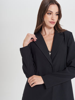 Giacca Nera in Cadi Operato