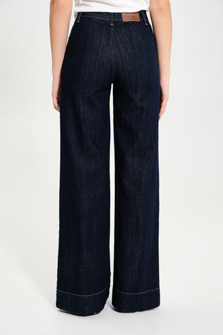 Jeans a Palazzo Lavaggio Scuro