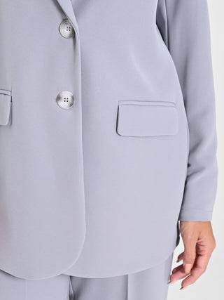 Giacca Grigia in Crepe