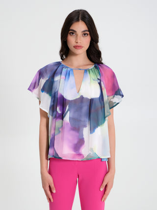 Blusa stampa Acquerello