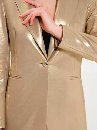 Giacca Monobottone Satinata