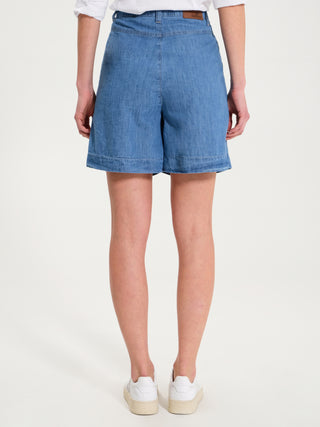 Pantaloncini Denim Azzurro