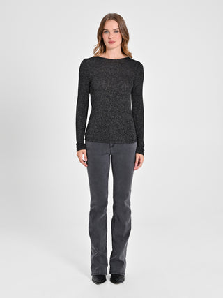 Maglia in Lurex Nero