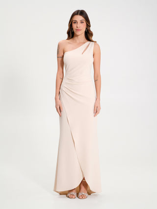 Abito Sirena Monospalla Beige