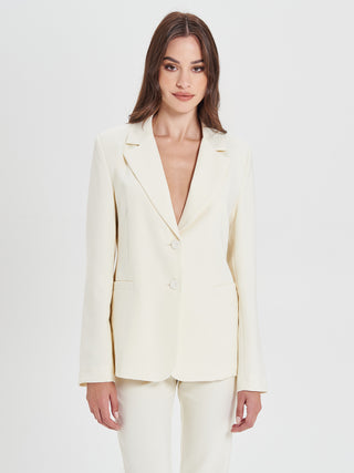 Giacca Bianca in Cadi Operato