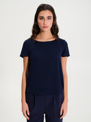 Blusa a Scatoletta in Raso