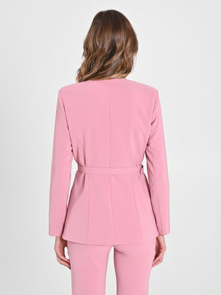 Giacca Asimmetrica Rosa Antico