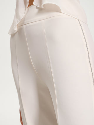 Pantaloni Palazzo Strass