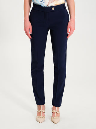 Pantaloni Skinny in Tessuto Tecnico