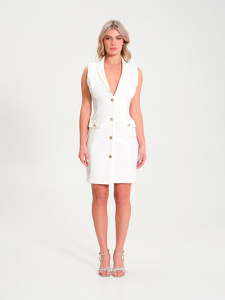 Tubino a Giacca in Bistretch e Pizzo