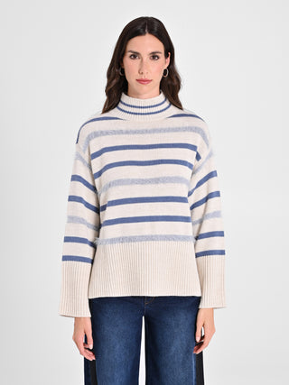 Maglia misto Lana a Righe