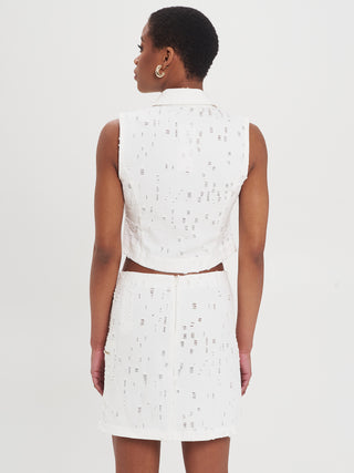 Gilet Corto in Denim