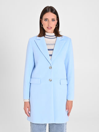 Cappotto Medio Azzurro