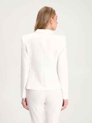 Giacca con Bottone Decorato