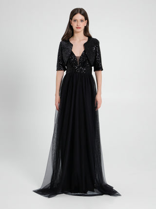 Coprispalle Aperto in Paillettes