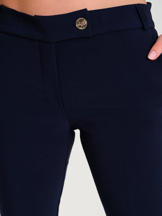 Pantaloni Skinny in Tessuto Tecnico