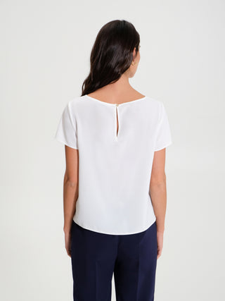 Blusa a Scatoletta in Raso