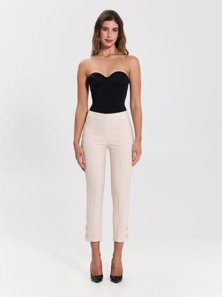 Pantaloni Skinny in Tessuto Tecnico