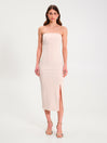 Tubino in Scuba mano crêpe  Beige