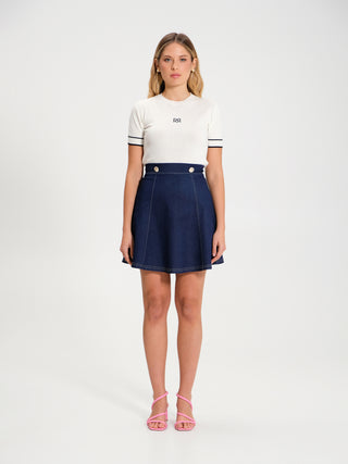 Gonna corta in Denim