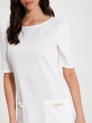 Abito a Trapezio con Tasche