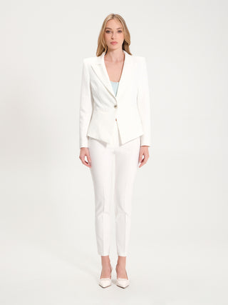 Giacca con Bottone Decorato