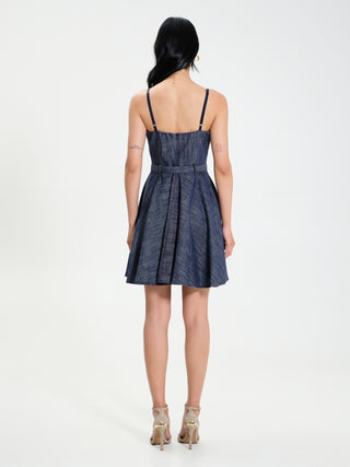 Abito Corto in Denim