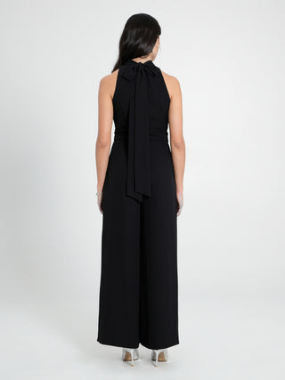 Tuta Pieghe Cucite Nera