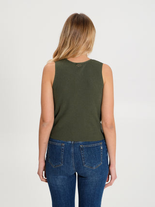 Top in Maglia a Costine