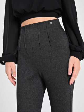 Pantaloni in Punto Milano Melange