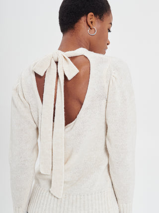 Maglione Fiocco Beige