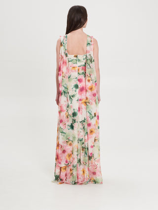 Abito Lungo con Nastri Multifunzione.