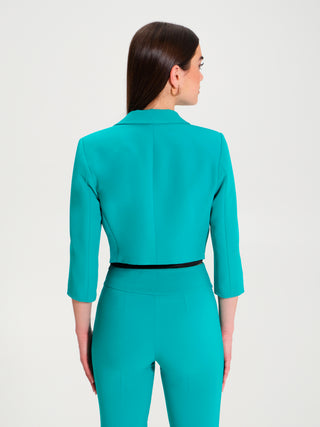 Giacca Corta in Tessuto Tecnico