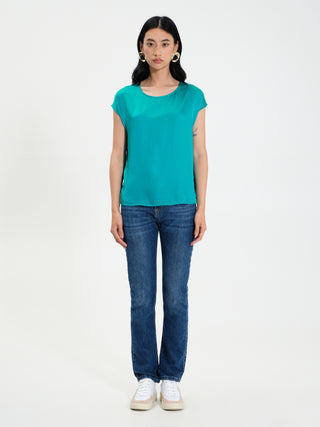 Blusa Girocollo 100% viscosa ECOVERO®