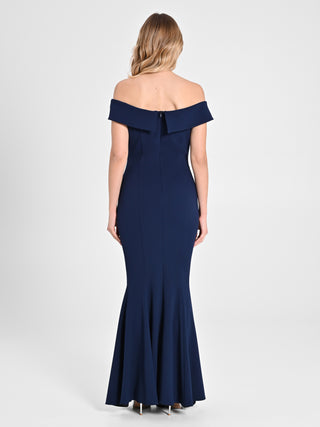 Abito Lungo Off-the-Shoulders