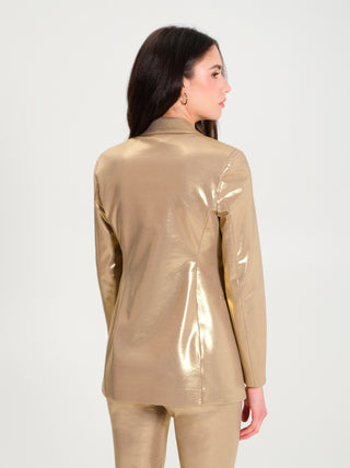 Giacca Monobottone Satinata