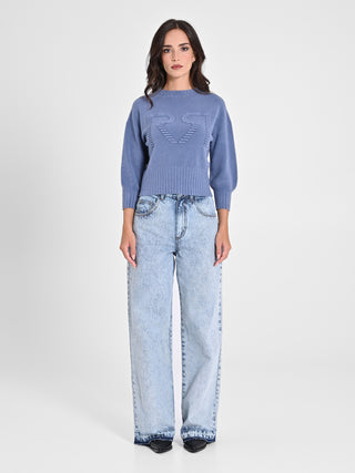Maglione RR Azzurro Avio