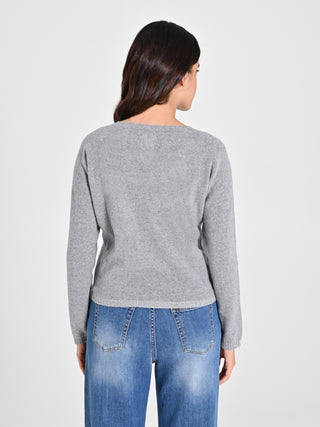 Maglione Lana Cashmere Grigio