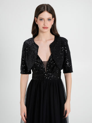 Coprispalle Aperto in Paillettes