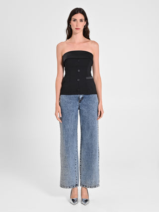 Bustino inserti in Raso