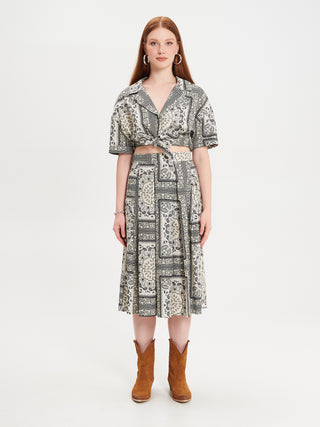 Camicia stampa Bandana