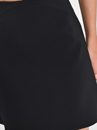 Minigonna ad A in Tessuto Tecnico