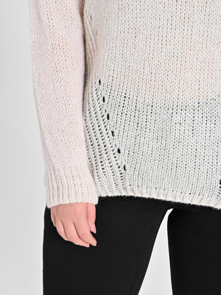 Maglioncino Curvy Bianco