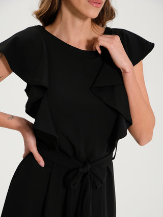 Tutina con Volant in Cadi Nero