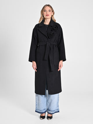 Cappotto Lungo con Rose