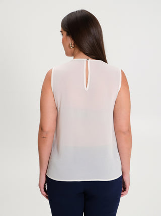 Top Curvy decoro Strass