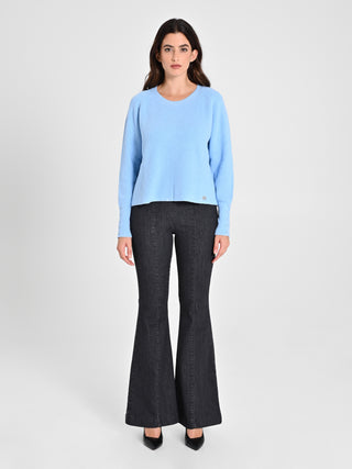 Maglione Azzurro Paillettes