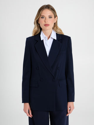 Giacca Doppiopetto misto Lana