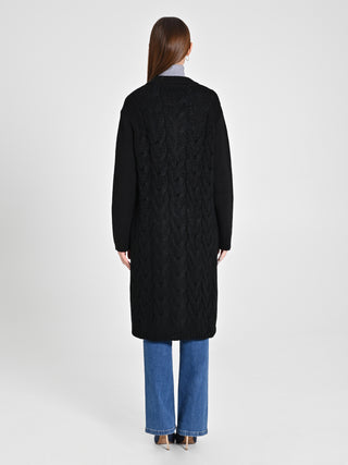 Maxi Cardigan nero