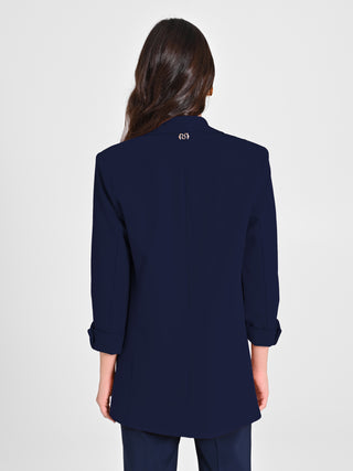 Giacca Aperta Blu Navy